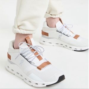 ON Running Cloudnova perfect condition. White pearl.